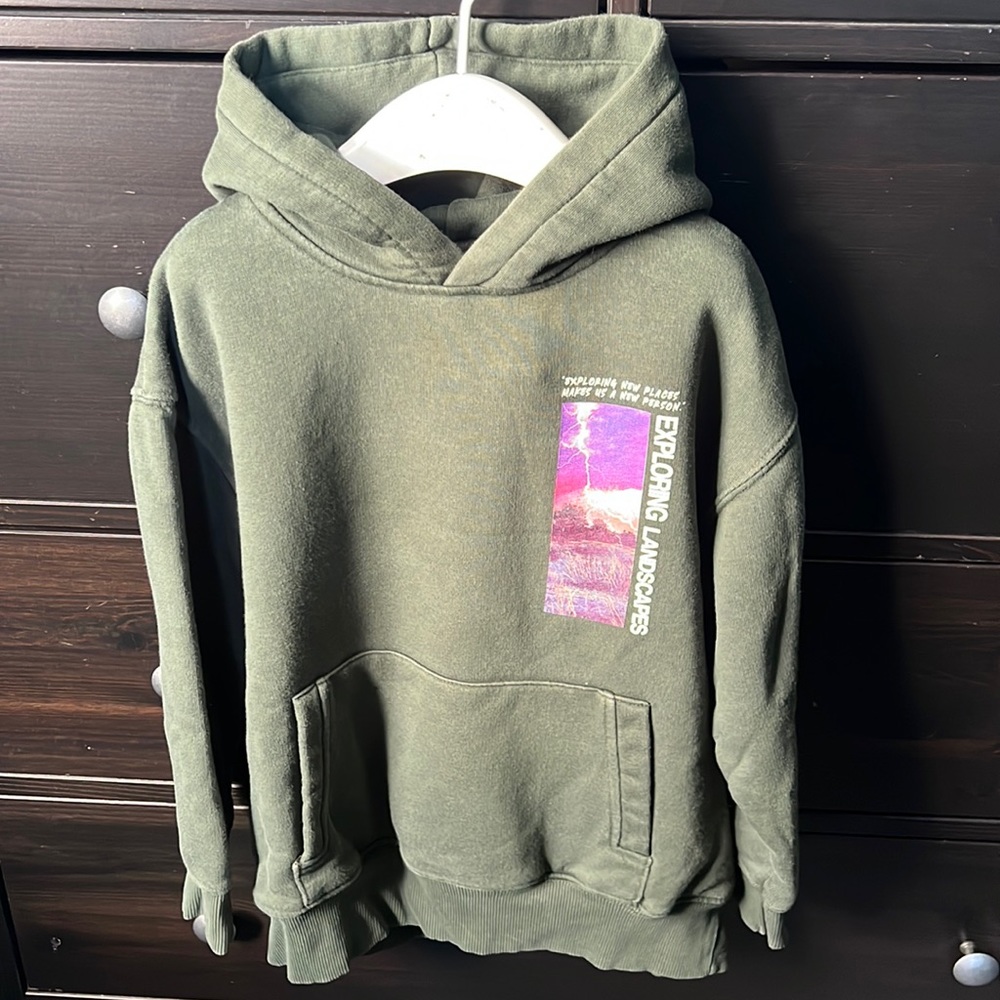 ZARA boys hoodie size 8 see video